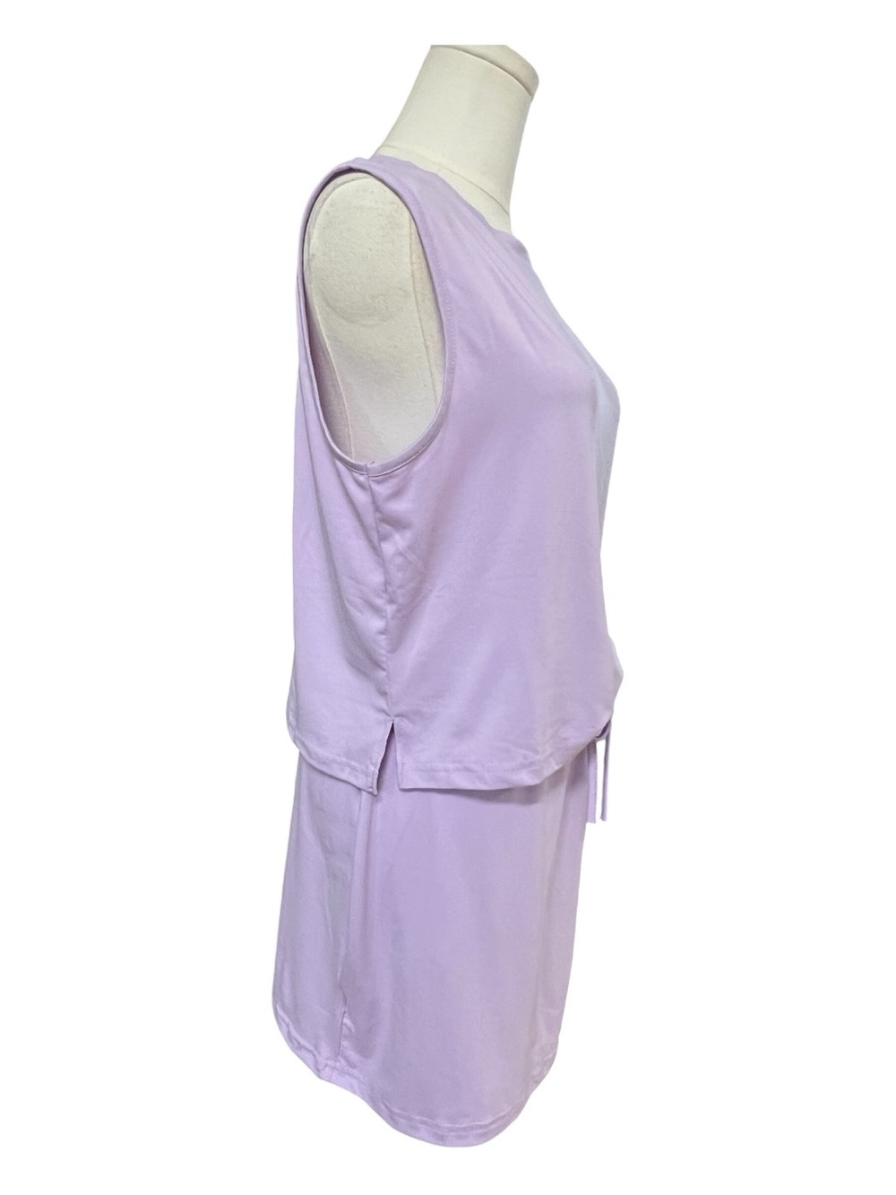 NWOT Lavender 2-Piece Sleeveless Top & Skirt Set | Size L - Picture 7 of 9